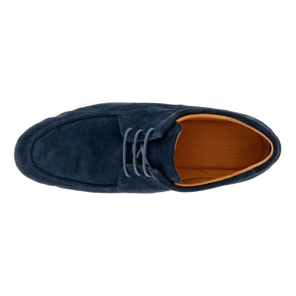 Zapatos De Vestir Hombre - ECCO Citytray Lite Laced - Azul Marino - AYW981423